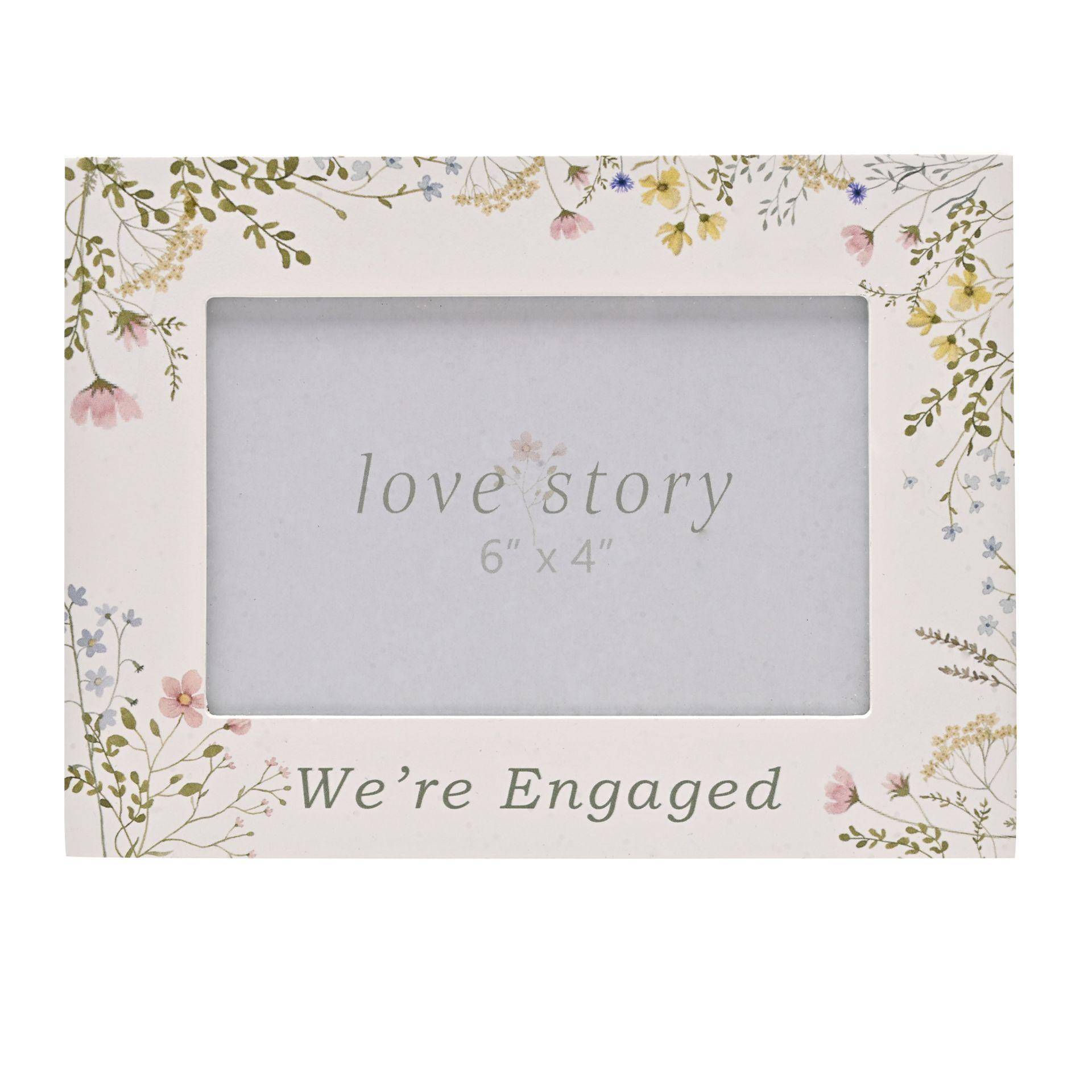 Celebrations Love Story WeÂ´re Engaged Single Photo Frame One Size