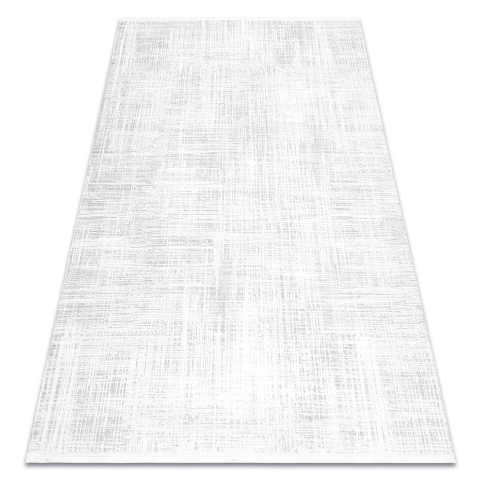 Moderne tæppe DUKE A0357 creme - Vintage, struktureret, meget blød, frynser 180x270 cm