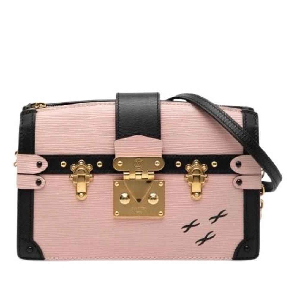 Louis Vuitton Vintage Pre-owned Trunk Clutch - Vintage - Dame - Lyserød - ONE SIZE - Læder
