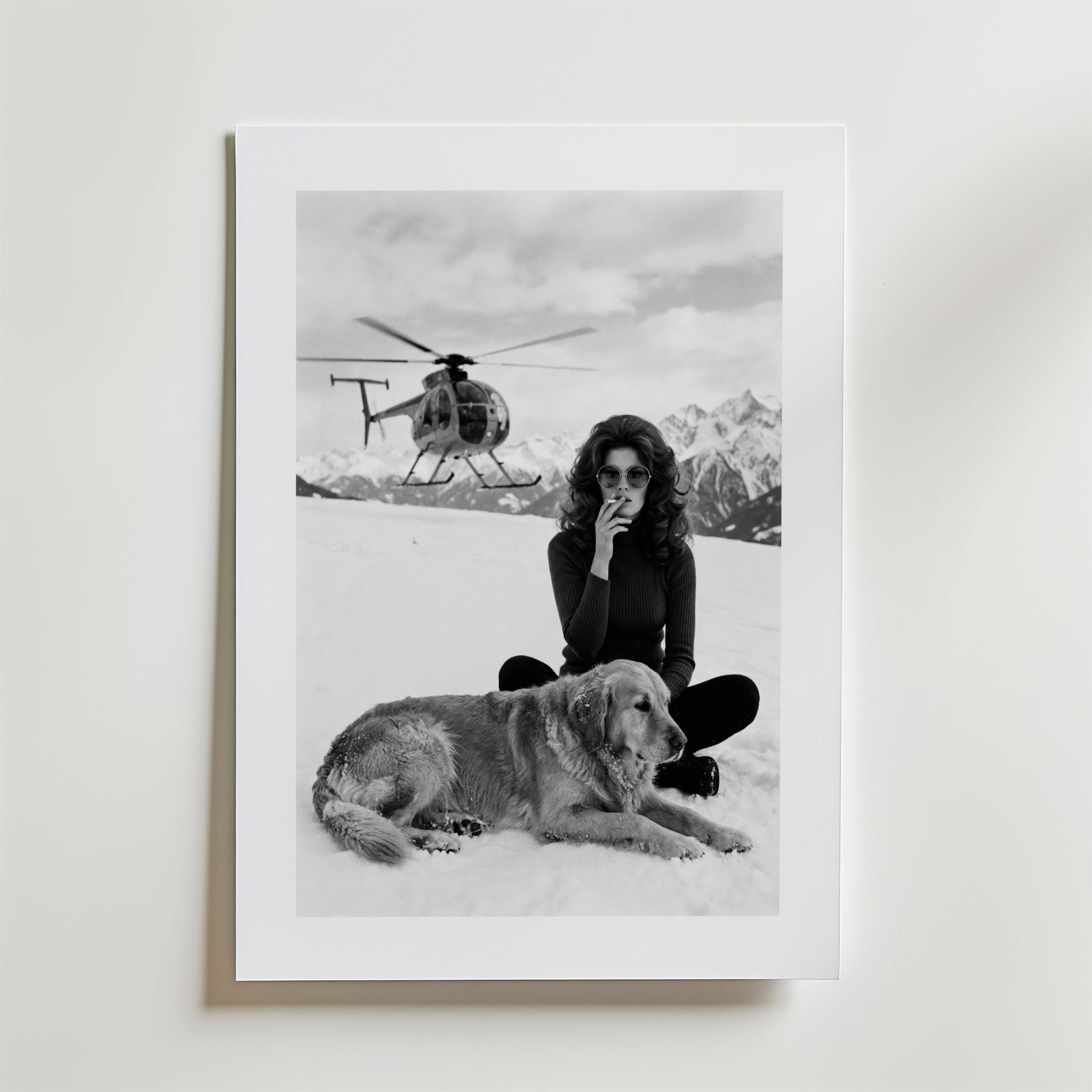 Alpine Icon Serenity Poster - Fine Art Poster 13x18 cm Med passepartout