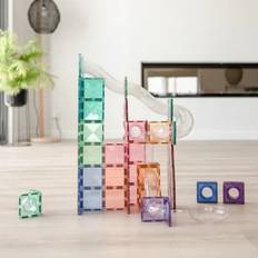 Connetix - Magnet Kuglebane 80 stk Expansionsæt - Pastel Farver