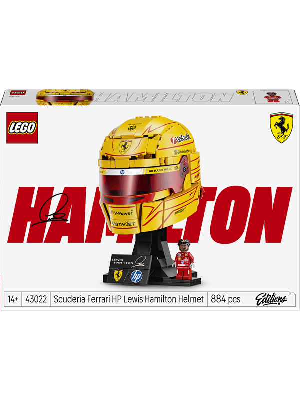 LEGO Editions 43022 Scuderia Ferrari HP Lewis Hamilton hjälm