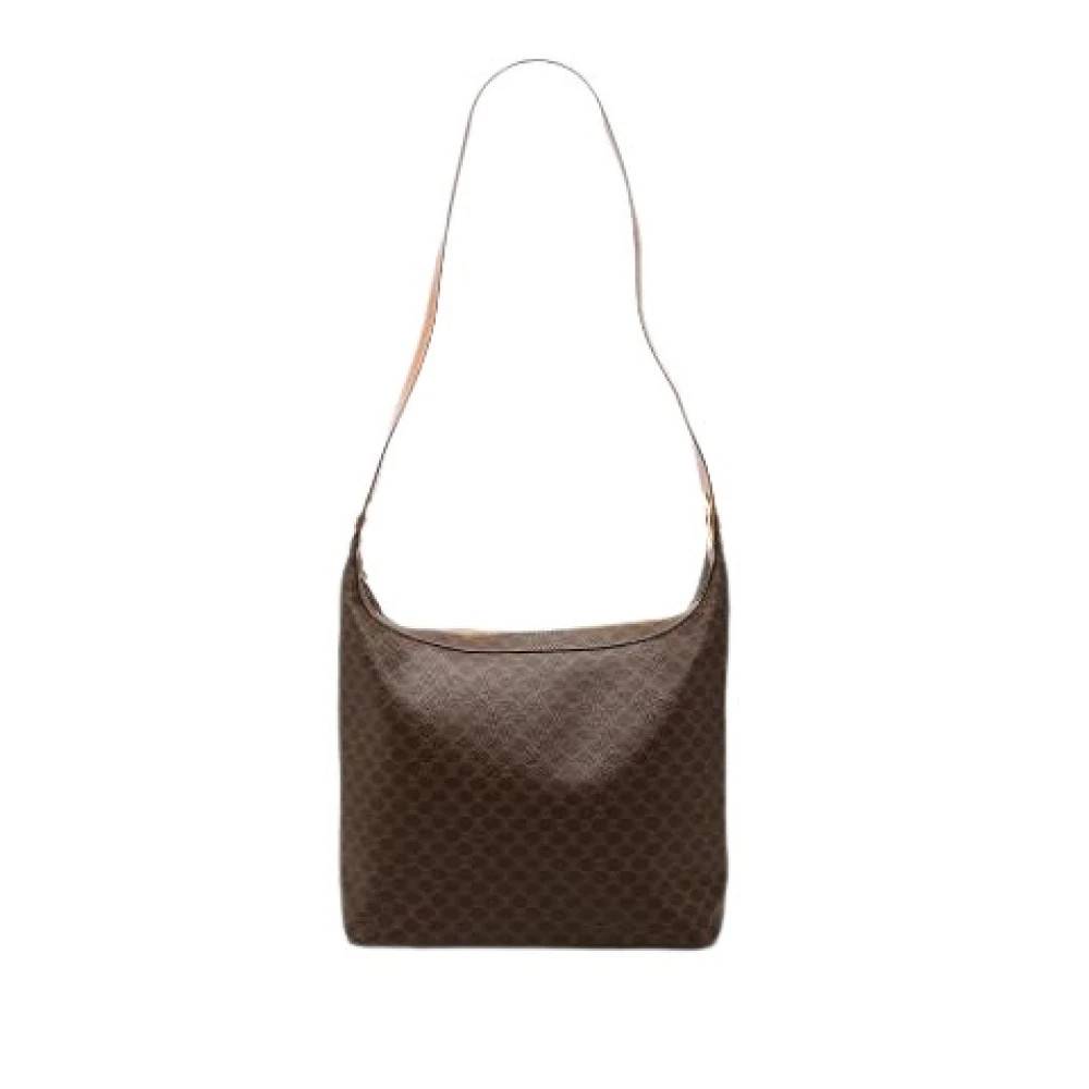 Celine Vintage Pre-owned Vintage Skuldertaske - Vintage - Dame - Brun - ONE SIZE - Uld
