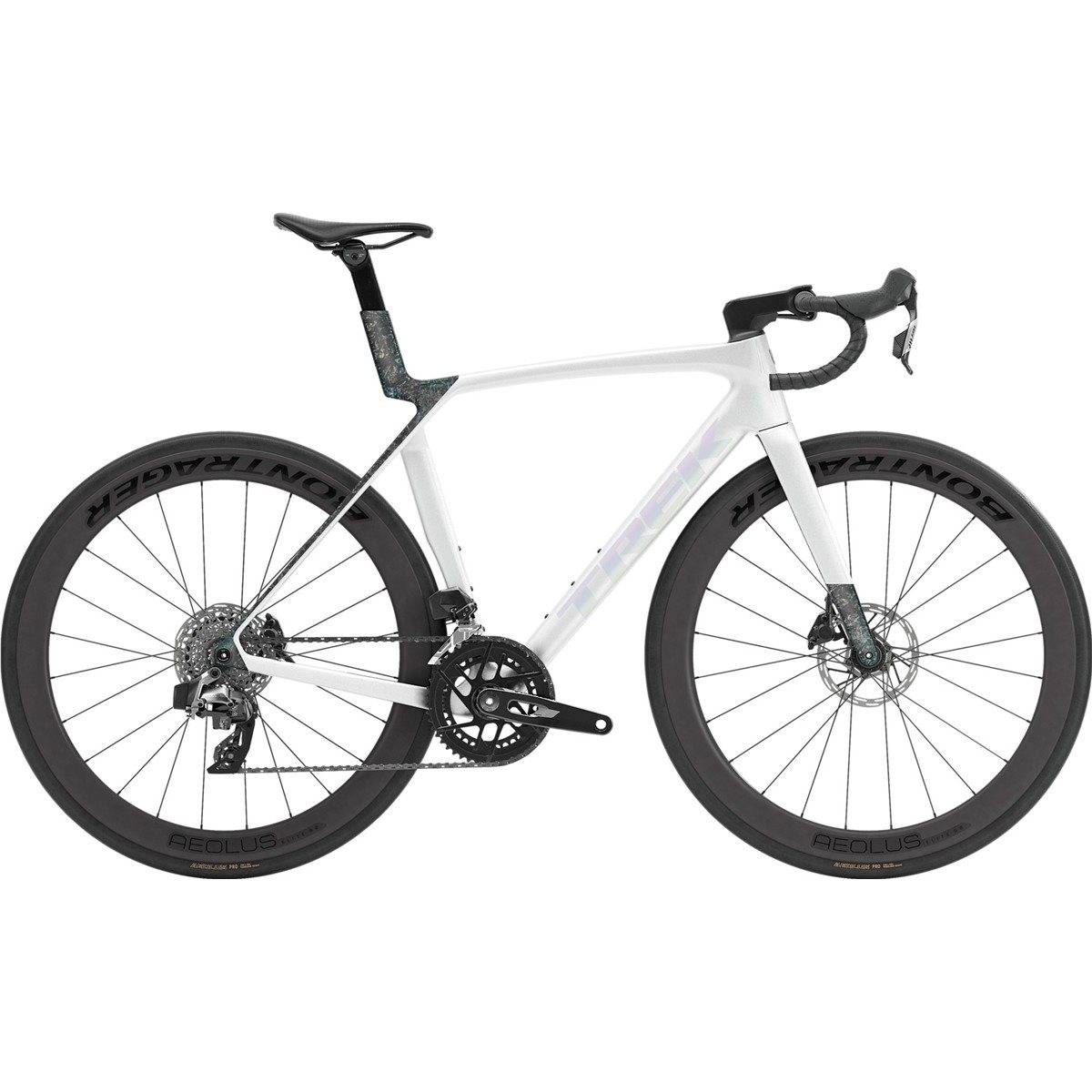Racercykel Trek Madone SL 6 AXS Gen 8 Crystal White/Deep Smoke