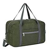 Kabinväska, 40 x 20 x 25 cm, bagage som ryms under sätet på Ryanair Airlines, vikbar resväska, duffelväska, kappsäck, handbagage, övernattningsväska för kvinnor och män, 20 liter