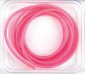 4mm Selvlysende Pink Gummislange.