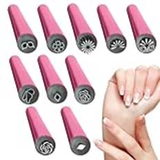 Stamp Pen Set,Nail Stamper Kit,Nail Stamp Pen Tools,Nail Painting Tool With Fine Nib,Stamp Tool,Graffiti,6/10 Patterns,Fashionable, Simple, Elegant And Graceful
