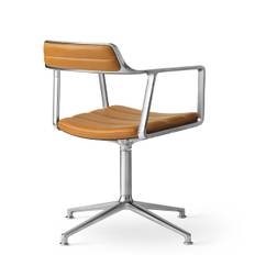 Vipp 452 Swivel Chair - Gliders - Læder - Camel