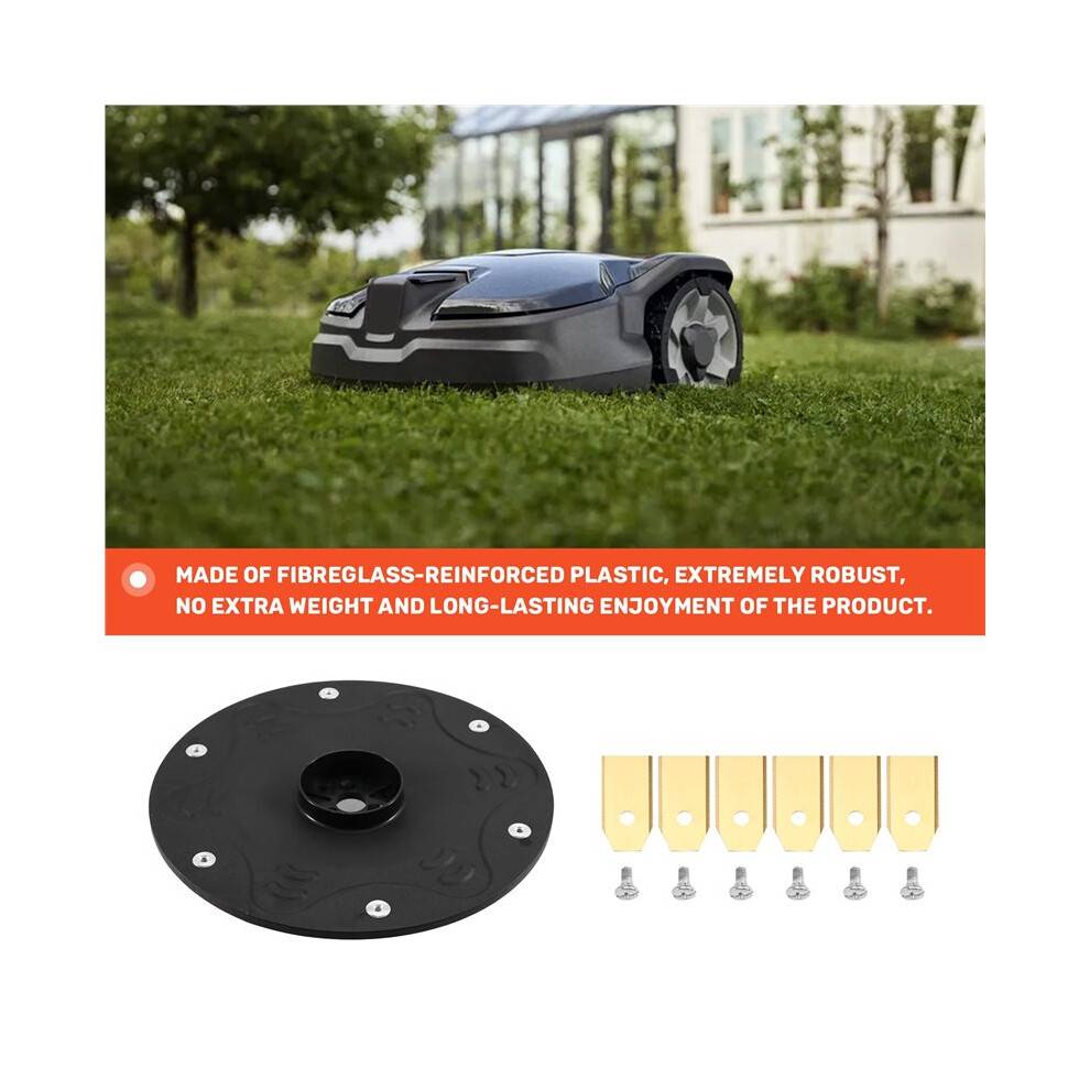 Blade Disc Cordless Grass Trimmer for Automower 305 310 315x 405 410 AWD(197mm)with Trimmer Blades