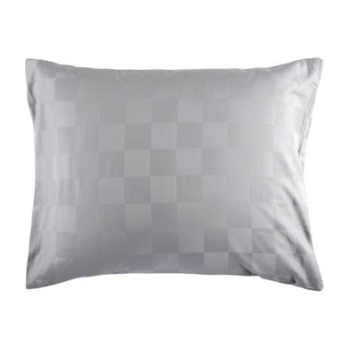 Hästens Satin Check Örngott - 50x90 / Grey