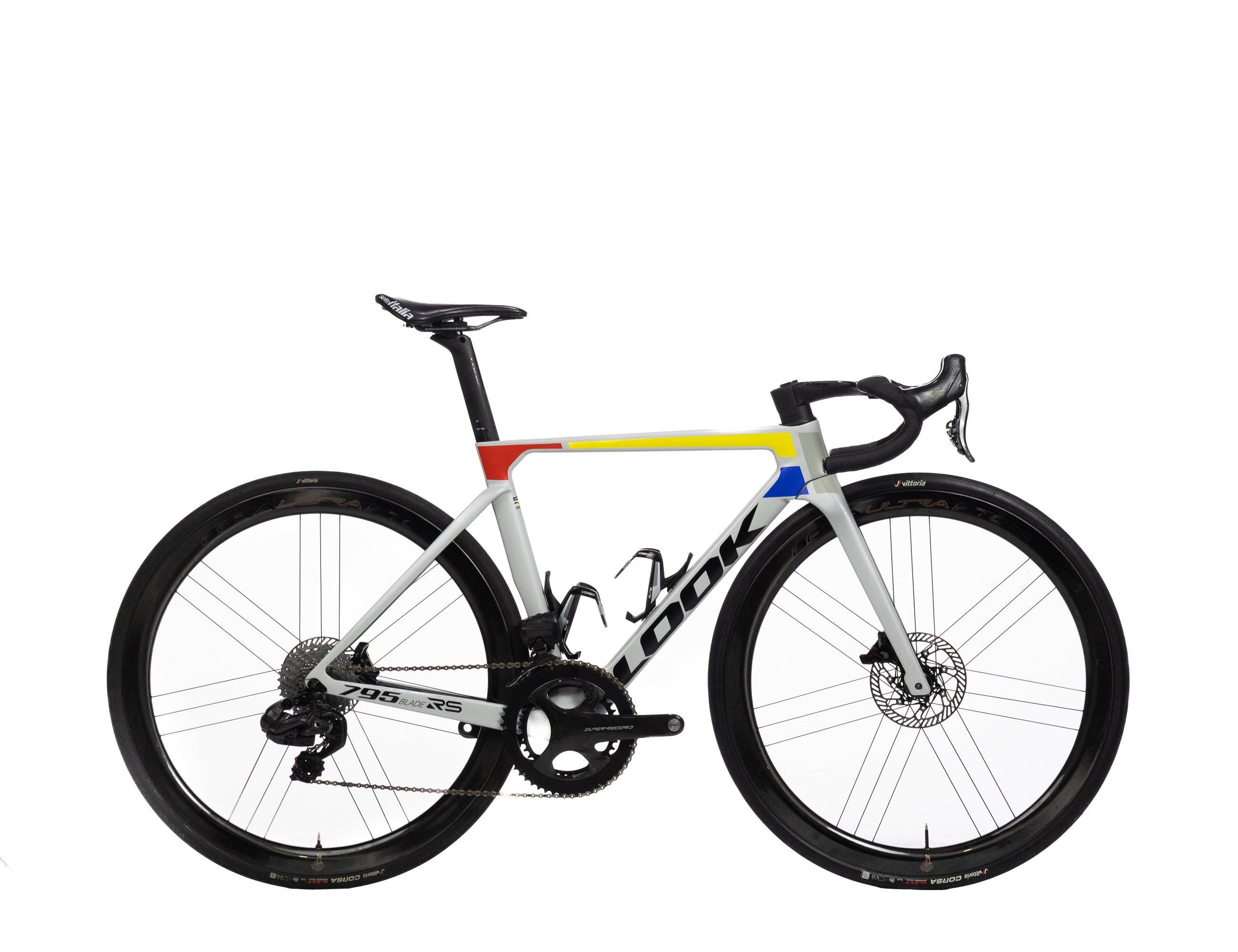 Look 795 Blade RS 2025 size XS Cofidis Campagnolo Super Record WRL 2x12sp - Bikeroom / XS / Iconic Platinum White