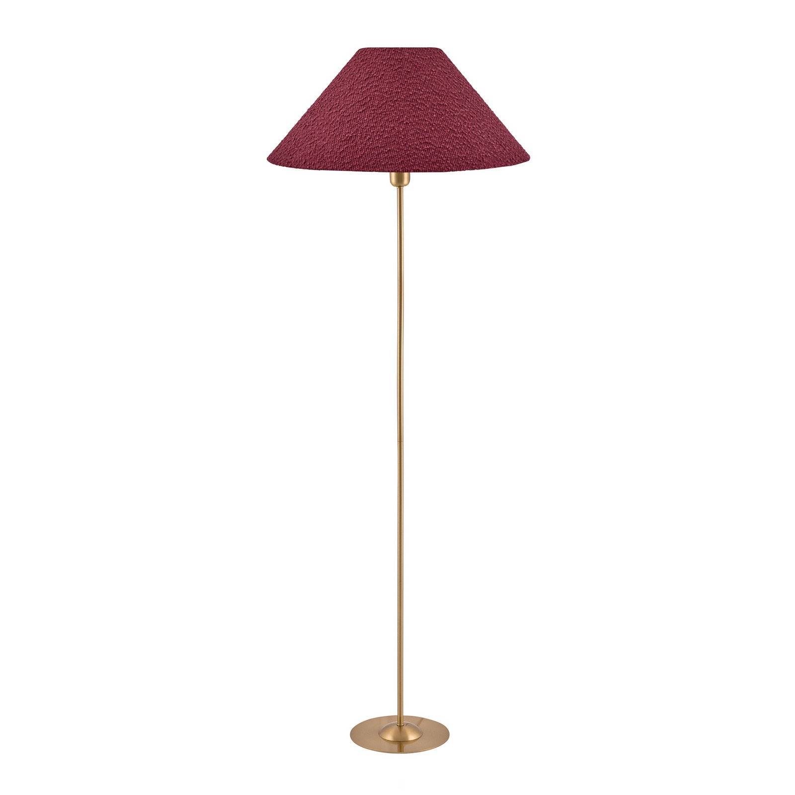 Gulvlampe Globen Lighting, Rød, Stue, Stof / tekstil