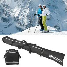 1 set Skidväska och Pjäxväska Combo, Ski Dubbel Snowboard Transport Ryggsäck, Snowboard Snow Gear, Skid Helmet Bag, Maximalt stöd för US13 Storlek (EU - Multifärgad (pjäxväska,skidväska,Skidväska+Skidstövelväska)