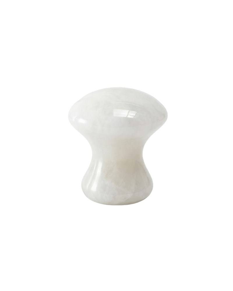 Gua sha mushroom white jade