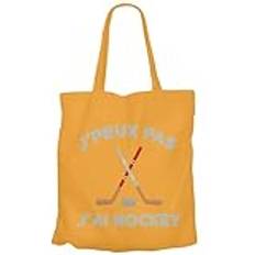 Fabulous Tote Bag shoppingväska i canvas - "I Can't I Have Hockey Sport Kanada Winter, 1 stycke, Taille unique