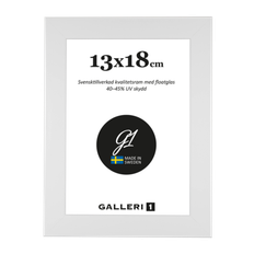 Fotoram vitfärgad trä platt 50x70cm (500x700mm)
