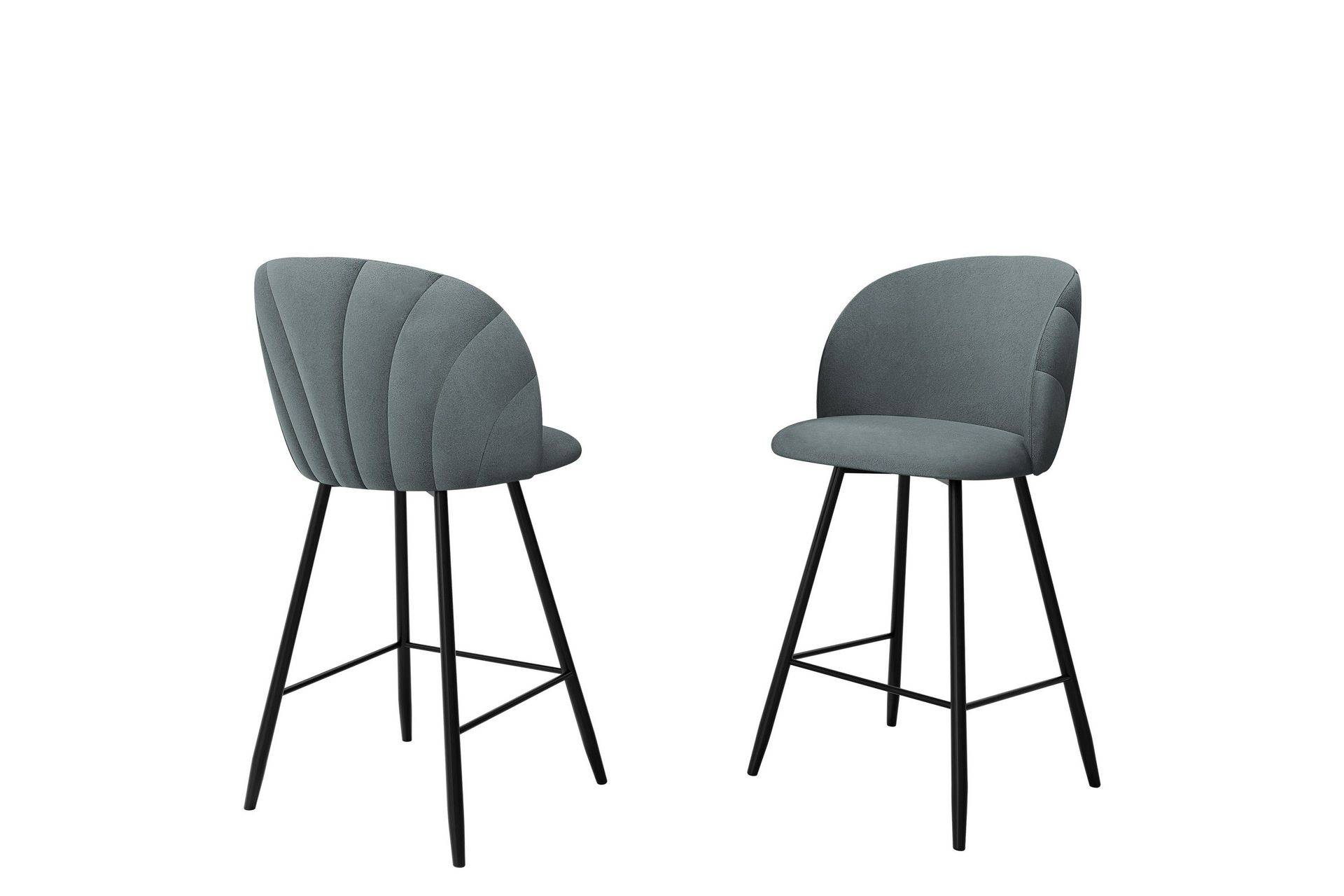 Aikka Barstol 105 cm - Grå & barpall