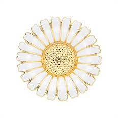 Lund Marguerit Broche i forgyldt Sølv - 43 mm