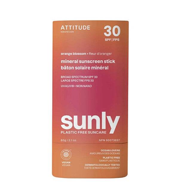 Attitude Mineral Body Protection Stick Orange Blossom SPF 30 (Sun Stick) 60 g