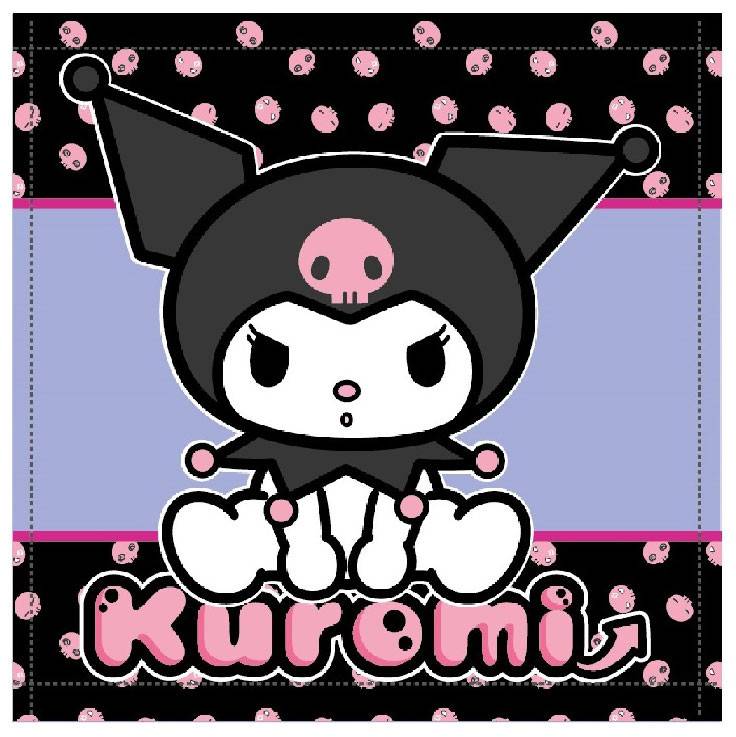 Hello Kitty Kuromi handduk, ansiktshandduk 30x30 cm
