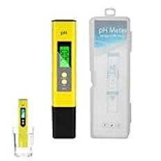 4 i 1 PH-digital mätare, pH-testare, elektronisk pH-mätare, PH-meter 0-14 PH 0,01 hög precision PH-testare med LCD-skärm och automatisk kalibreringsfunktion för vatten akvarium pool