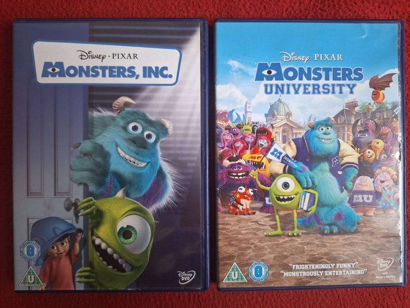 DISNEY MONSTERS INC / MONSTERS UNIVERSITY DVD