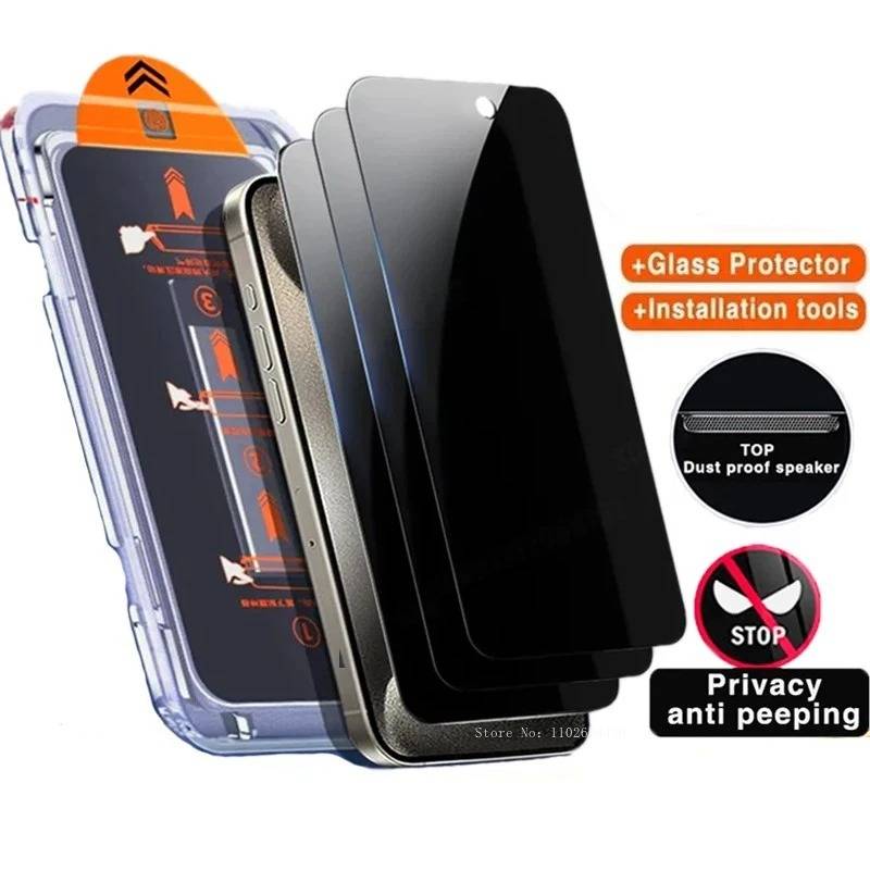 2PCS Anti-Spy Peeping Screen Protector for OPPO Reno 13 7Z 11A 8 Lite 12 FS 10 Pro Plus 8T 5G 4G Privacy Tempered Glass