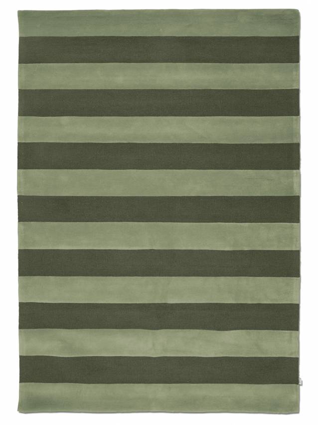 Classic Collection Tæppe Stripe Boucle Grøn
