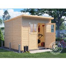 Redskabsskur Redskabsrum Haveskur i træ, Bertilo Alster 4, 2,44x2,39x2,1m, 5,83m²