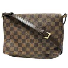 Louis Vuitton Vintage, Vintage , Dame, Brun, ONE SIZE, Uld, Pre-owned Canvas skuldertasker