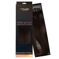 Poze Hairextensions Poze Standard Äkta Löshår Flip & Go 50cm Dark Espresso Brown 2B