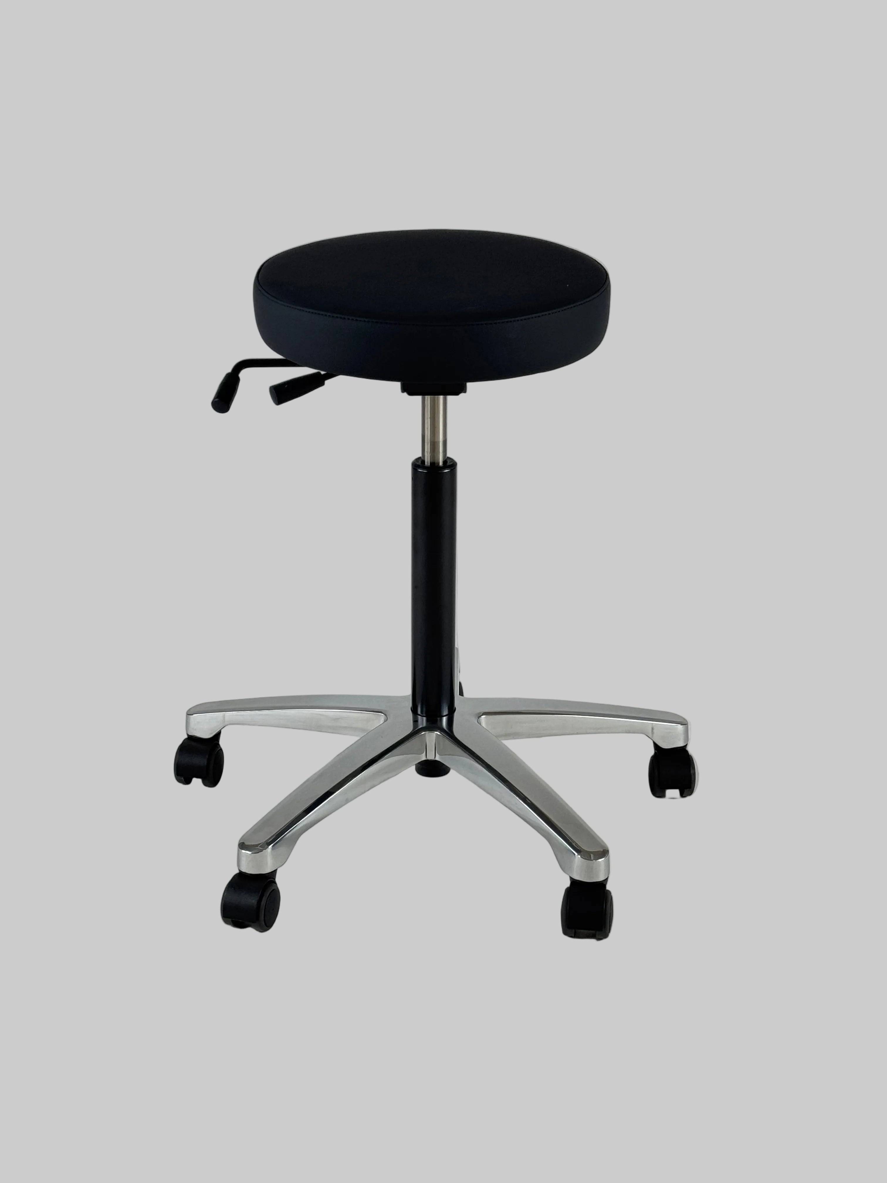 RH Support 4512 Kontorstol – Sort/Krom Stel