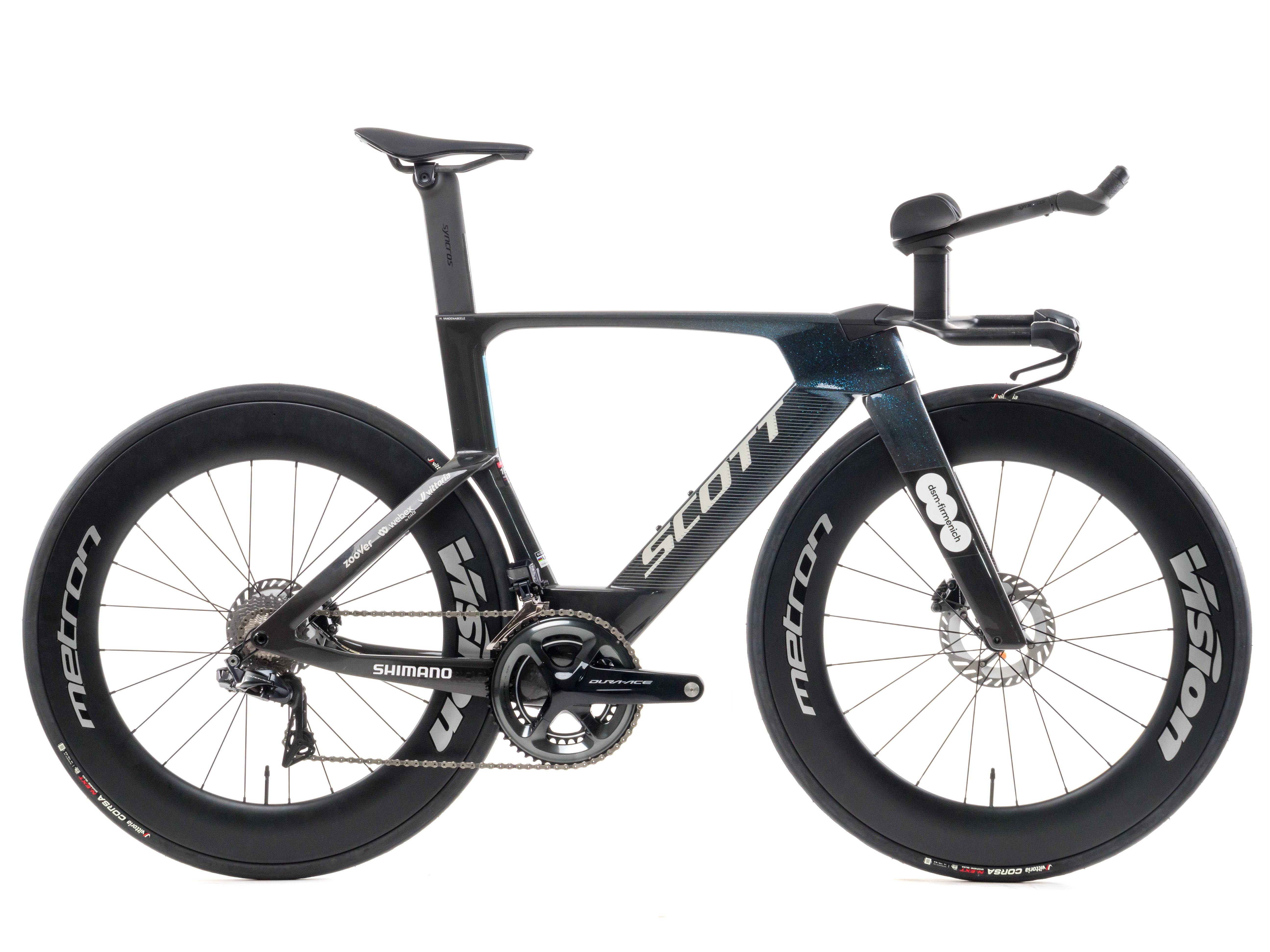 Scott Plasma RC TT 2023 Team DSM-Fiermenich PostNL H. Vandenbeele size M Shimano Dura-Ace R9170 Di2 Disc 2x11sp - 002 / M / Gray/Blue