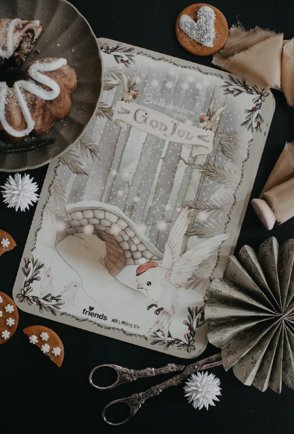 Adventskalender - Snällkalendern (säljs till förmån för Friends)