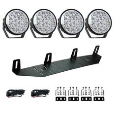 Extraljuspaket 420W (4x LED 7" Extraljus + hållare + reläsats)