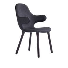 &Tradition - Catch JH1 - Black Lacquered Oak - Fabric cat.2 - Fiord 961 - Matstolar - Jaime Hayón - Trä/Textilmaterial