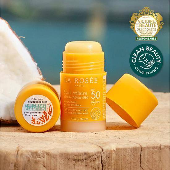 La Rosee Clean Sun Stick SPF 50 PA++++ 18.5g (vattentät)