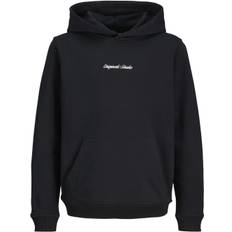 Jack & Jones Jornorrebro EMB Sweat Hood Noos JNR Stl. 140 pojkar - Hoodies Från Magasin - Sort (140)