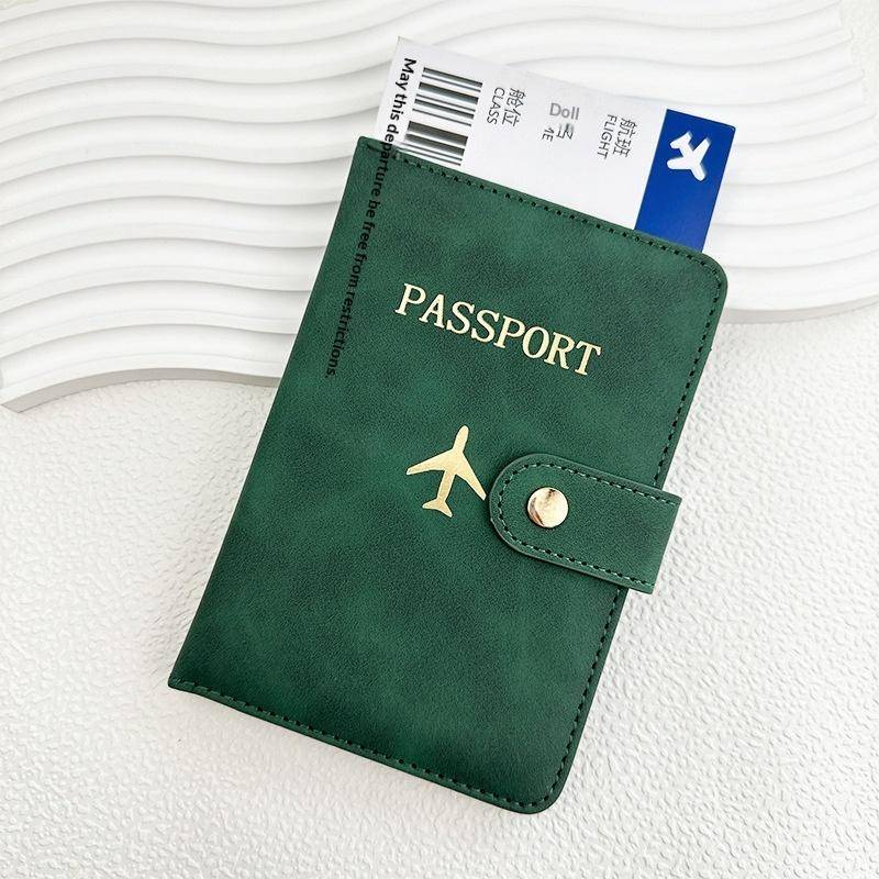 Vattentäta Passfodral Omslag Fodral Rese PU Läder Kreditkortsplånbok Söt Passbok För Kvinnor/Män Passfodral