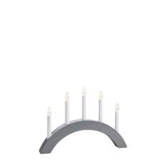 Atle Adventsljusstake Grå