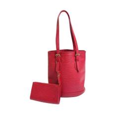 Louis Vuitton Vintage, Pre-owned, Dame, Rød, ONE SIZE, Uld, Forud-ejet Empreinte Bucket Taske M5383H