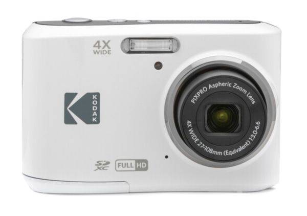 Kodak PIXPRO FZ45, 16 MP, 4608 x 3456 pixlar, CMOS, 4x, Full HD, Vit