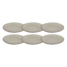 Broste Copenhagen - Nordic Tallrik 26 Cm 6-pack - Sand