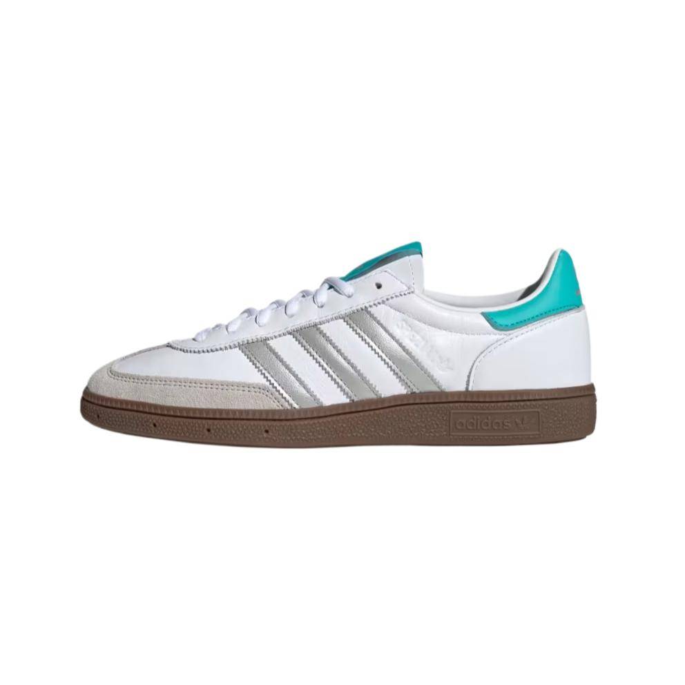 Mercedes AMG x adidas Handball Spezial Cloud White Men Sneakers Silver-Metallic Gum KJ1178 41⅓