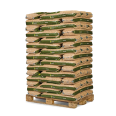 Heatlets Premium træpiller, 6 mm, 60 x 15 kg