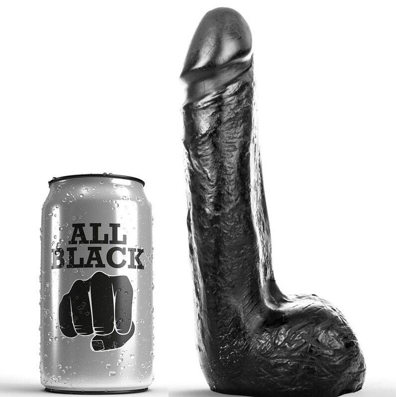 All Black – Realistisk Dildo 20 cm