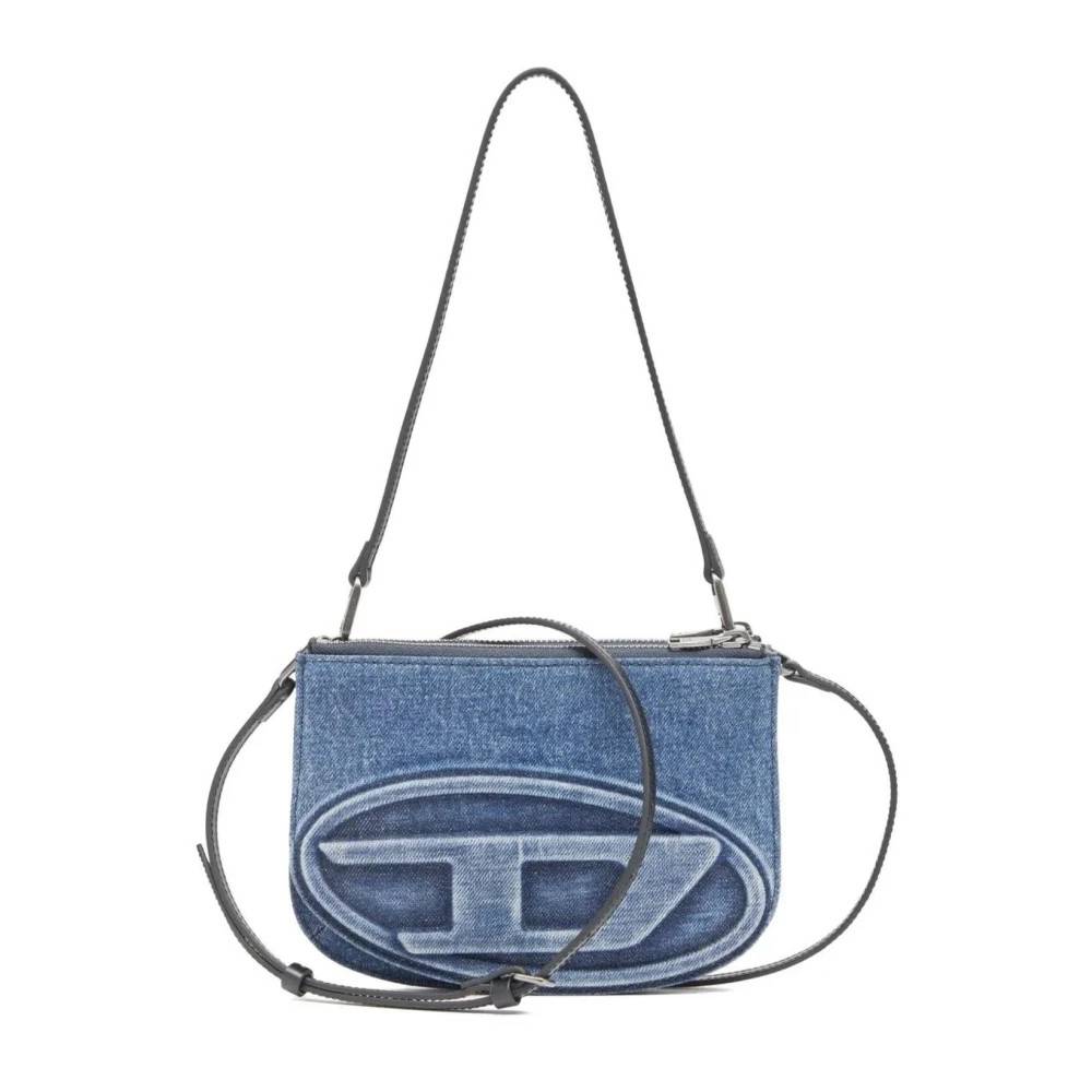Diesel D`Zzle` Denim Skuldertaske - Tasker - Dame - Blå - ONE SIZE - Uld