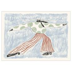 Poster & Frame The Club x Lucia Tuffley Sam on Hill - 30 40 cm Affischer Från Magasin - Flerfarvet (30 x 40 cm)