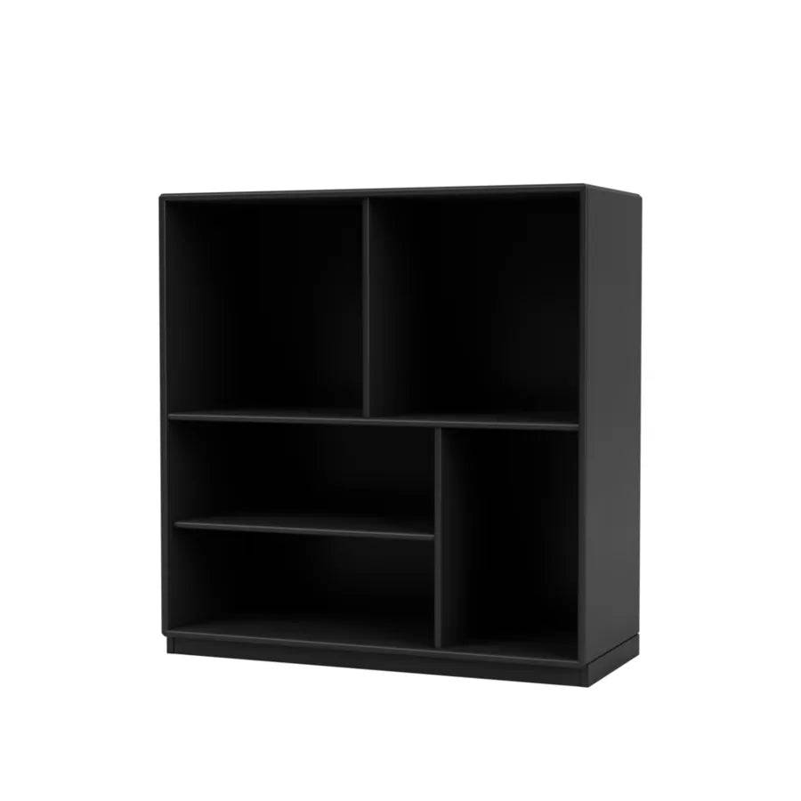 1619 reol inkl. sokkel fra Montana Black / Sokkel 3 cm - Jacobsen Plus