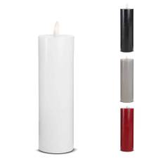 LED-ljus – 1 st. – ø5 x 20 cm – m/3D-låga – (flera färger) - Svart